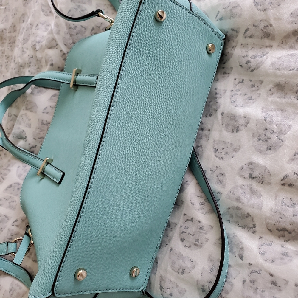NWOT Kate Spade Cedar Street Maise Satchel, Tiffany Blue - Picture 4 of 5
